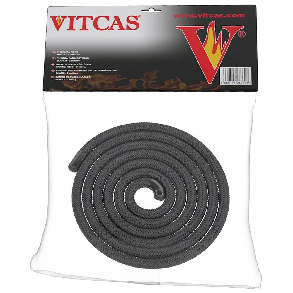 Stove door rope: when should you replace the seal? White braided sealing rope for oven door