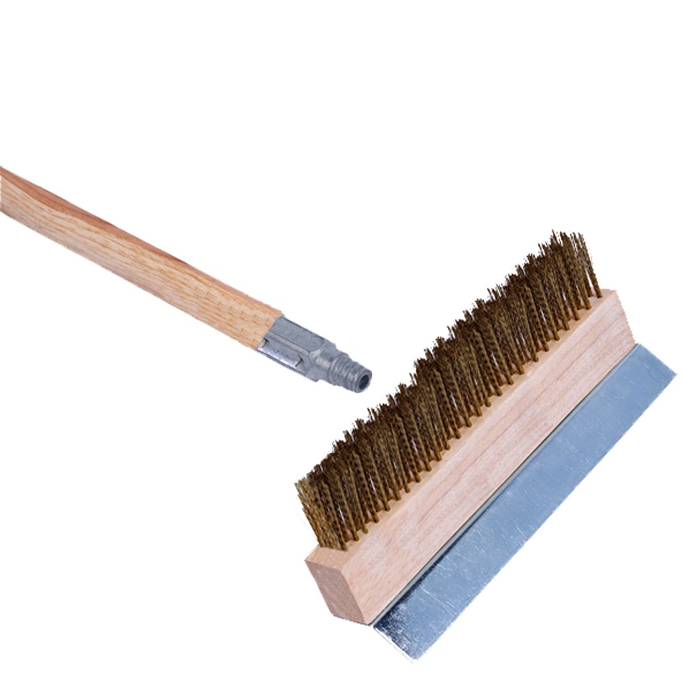 Daily Pizza Oven Use: A Weekly Inspection Vitcas pizza oven brush and scraper