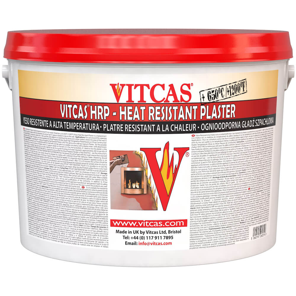 Old Fireplace: Choose Plaster After Checking the Substrate Vitcas Heat Resistant Plaster for a suitable smooth fireplace finish